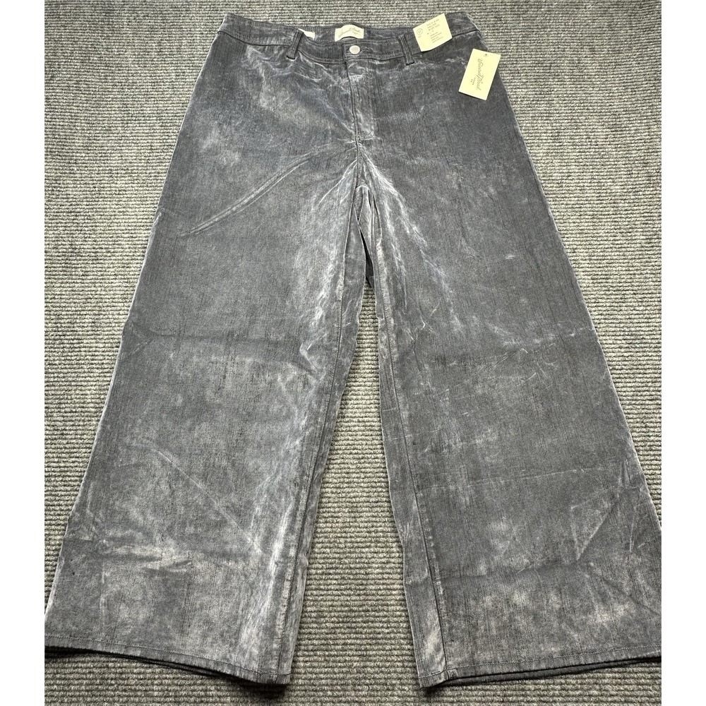 Universal Thread Pants Womens 17R Gray High Rise‎ Sailor Wide Leg Stretch